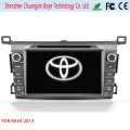 Dois DIN Universal Car DVD Player para RAV4 2013